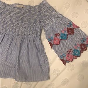 Loft off the shoulder blouse